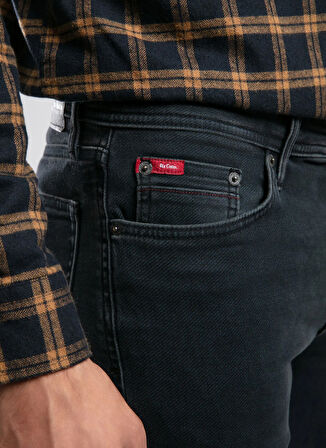 Lee Cooper Normal Bel Slim Straight Mavi Erkek Denim Pantolon 261 LCM 121006 JAGGER GERMANKE OD