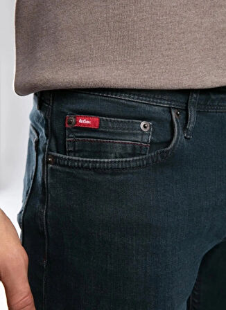 Lee Cooper Normal Bel Slim Straight Mavi Erkek Denim Pantolon 261 LCM 121007 JAGGER FERB CAB DARK