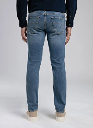 Lee Cooper Normal Bel Slim Straight Mavi Erkek Denim Pantolon 261 LCM 121009 JAGGER HANCOCK LIGHT
