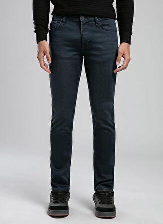 Lee Cooper Normal Bel Slim Straight Mavi Erkek Denim Pantolon 261 LCM 121016 JAGGER ABIGAIL IRIS