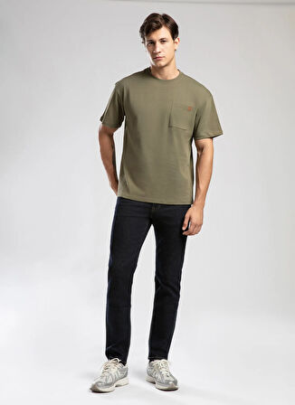 Lee Cooper Normal Bel Slim Straight Mavi Erkek Denim Pantolon 261 LCM 121018 JAGGER FERB SRT RAW