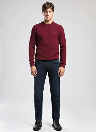 Lee Cooper Normal Bel Slim Straight Mavi Erkek Denim Pantolon 261 LCM 121019 JAGGER ALDORA MID