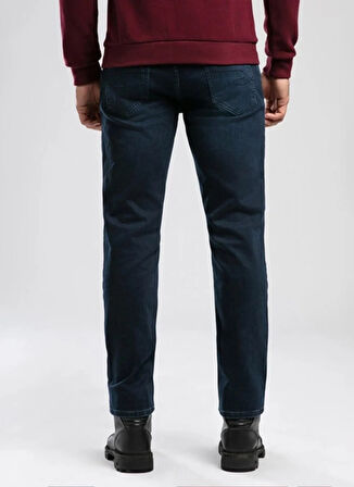 Lee Cooper Normal Bel Slim Straight Mavi Erkek Denim Pantolon 261 LCM 121019 JAGGER ALDORA MID
