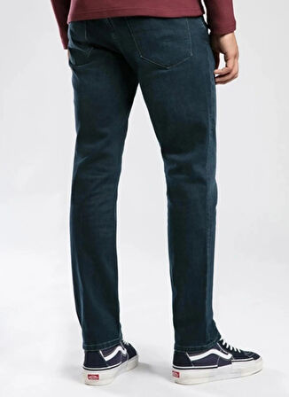 Lee Cooper Normal Bel Slim Straight Mavi Erkek Denim Pantolon 261 LCM 121020 JAGGER LISA DARK