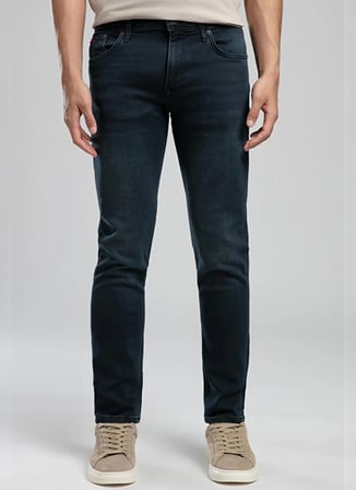 Lee Cooper Lacivert Erkek Slim Straight Denim Pantolon 261 LCM 121024 JAGGER EDESSA RTB