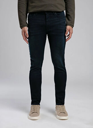 Lee Cooper Normal Bel Slim Fit Mavi Erkek Denim Pantolon 261 LCM 121036 JACK EDESSA RTB DARK