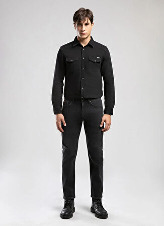 Lee Cooper Normal Bel Straight Siyah Erkek Denim Pantolon 261 LCM 121040 HARRY EDDIE VENOM