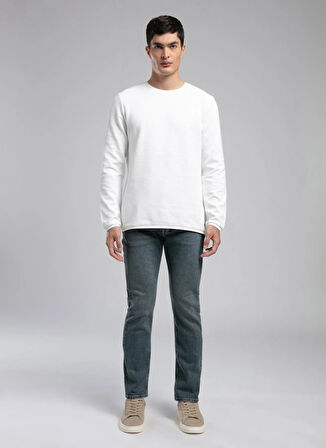 Lee Cooper Normal Bel Straight Mavi Erkek Denim Pantolon 261 LCM 121045 HARRY ANGEL BLUE