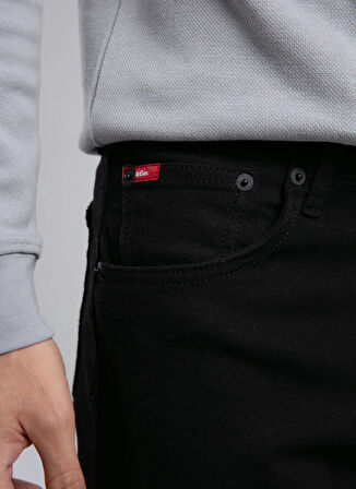 Lee Cooper Yüksek Bel Straight Siyah Erkek Denim Pantolon 261 LCM 121046 RICKY STAY BLACK