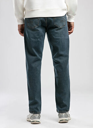 Lee Cooper Yüksek Bel Straight Mavi Erkek Denim Pantolon 261 LCM 121048 RICKY FRANCESCA FLC