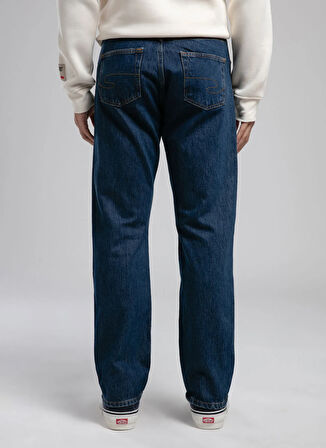 Lee Cooper Yüksek Bel Straight Mavi Erkek Denim Pantolon 261 LCM 121049 RICKY LIMPO ISLAND