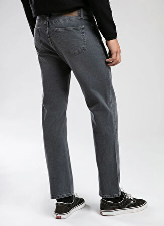 Lee Cooper Yüksek Bel Straight Gri Erkek Denim Pantolon 261 LCM 121051 RICKY LIMPO ASH BLUE