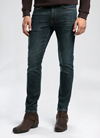 Lee Cooper Normal Bel Skinny Fit Mavi Erkek Denim Pantolon 261 LCM 121054 JEFF HARDER JUNIPER