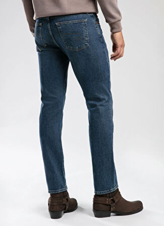 Lee Cooper Normal Bel Straight Mavi Erkek Denim Pantolon 261 LCM 121057 HARRY MANDIE BLUE