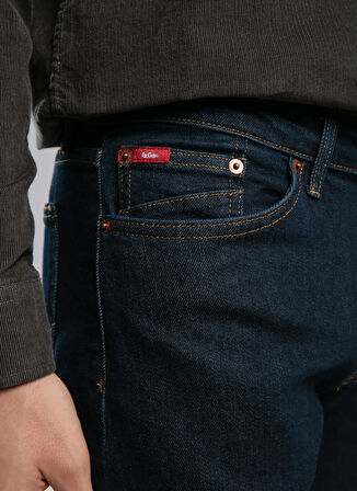 Lee Cooper Normal Bel Straight Mavi Erkek Denim Pantolon 261 LCM 121059 HARRY ADDRA WASH
