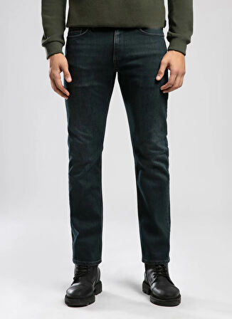 Lee Cooper Normal Bel Straight Mavi Erkek Denim Pantolon 261 LCM 121061 HARRY FERB CAB DARK