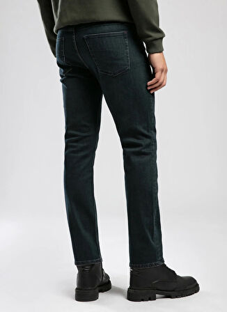 Lee Cooper Normal Bel Straight Mavi Erkek Denim Pantolon 261 LCM 121061 HARRY FERB CAB DARK