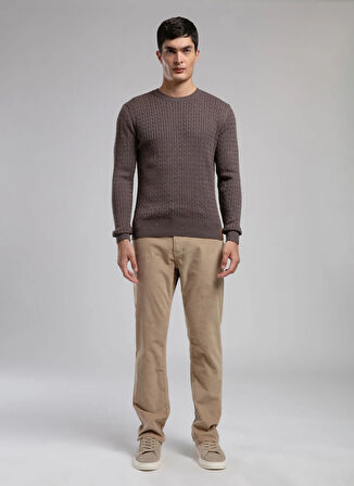 Lee Cooper Yüksek Bel Straight Açık Bej Erkek Chino Pantolon 261 LCM 221004 RICKY ND 1 A. BEJ