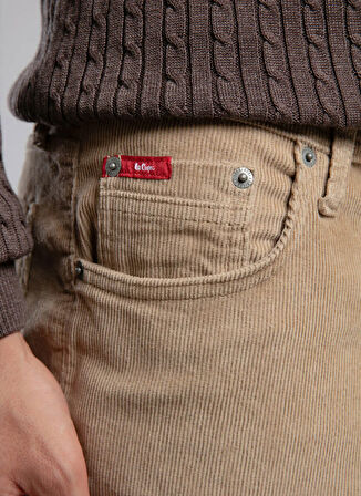 Lee Cooper Yüksek Bel Straight Açık Bej Erkek Chino Pantolon 261 LCM 221004 RICKY ND 1 A. BEJ
