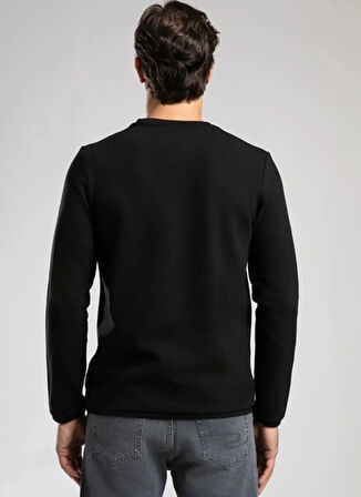 Lee Cooper Yuvarlak Yaka Siyah Erkek Sweatshırt 261 LCM 241032 BEN SİYAH