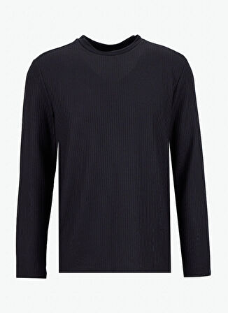 Lee Cooper Yuvarlak Yaka Siyah Erkek Sweatshırt 261 LCM 241033 WAYNE SİYAH