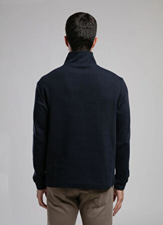 Lee Cooper Dik Yaka Lacivert Erkek Sweatshırt 261 LCM 241039 DESONA LACİVERT