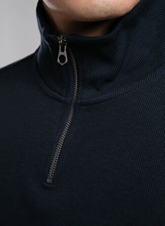 Lee Cooper Dik Yaka Lacivert Erkek Sweatshırt 261 LCM 241039 DESONA LACİVERT