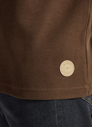 Lee Cooper Dik Yaka Haki Erkek Sweatshırt 261 LCM 241039 DESONA HAKİ