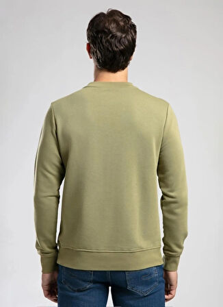 Lee Cooper Yuvarlak Yaka Açık Haki Erkek Sweatshırt 261 LCM 241040 FROSE A. HAKİ