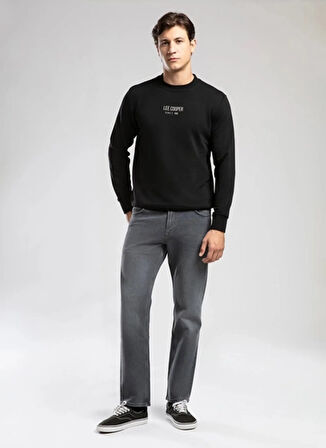 Lee Cooper Yuvarlak Yaka Siyah Erkek Sweatshırt 261 LCM 241040 FROSE SİYAH