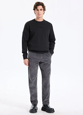 Lee Cooper Yuvarlak Yaka Siyah Erkek Sweatshırt 261 LCM 241058 NOAHES SİYAH