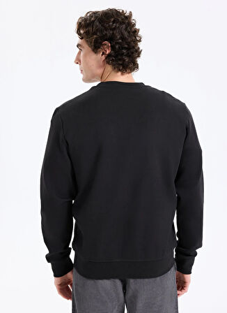 Lee Cooper Yuvarlak Yaka Siyah Erkek Sweatshırt 261 LCM 241058 NOAHES SİYAH