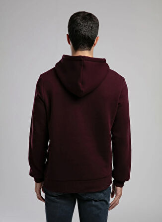 Lee Cooper Kapüşon Yaka Mürdüm Erkek Sweatshırt 261 LCM 241060 GREG MÜRDÜM