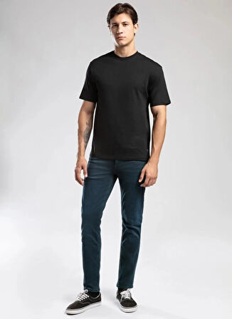 Lee Cooper Yuvarlak Yaka Siyah Erkek T-Shirt 261 LCM 242001 HEVASS SİYAH