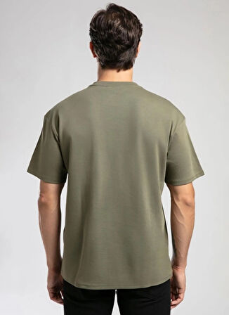 Lee Cooper Yuvarlak Yaka Haki Erkek T-Shirt 261 LCM 242002 MERISO HAKİ