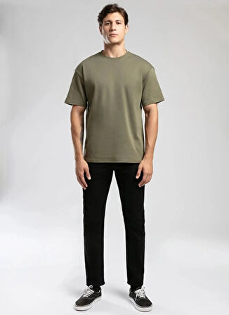 Lee Cooper Yuvarlak Yaka Haki Erkek T-Shirt 261 LCM 242002 MERISO HAKİ