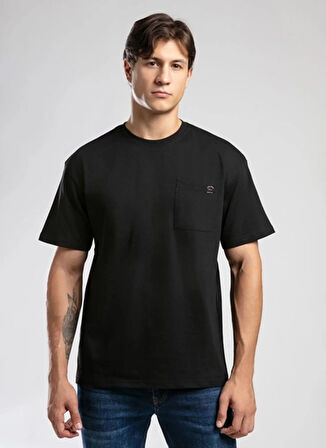 Lee Cooper Yuvarlak Yaka Siyah Erkek T-Shirt 261 LCM 242003 WEST SİYAH