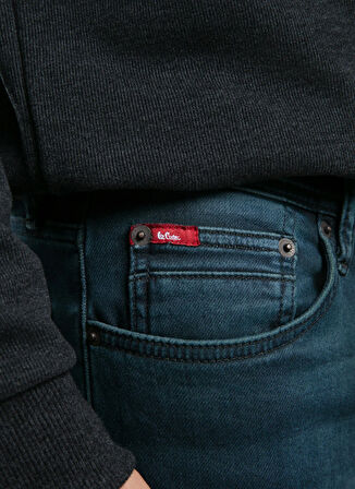 Lee Cooper Normal Bel Slim Straight Mavi Erkek Denim Pantolon 261 LCM 121067 JAGGER GABARONE OD
