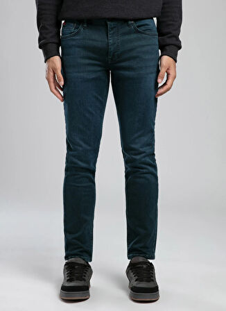 Lee Cooper Normal Bel Slim Straight Mavi Erkek Denim Pantolon 261 LCM 121067 JAGGER GABARONE OD