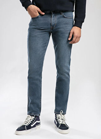 Lee Cooper Normal Bel Slim Straight Mavi Erkek Denim Pantolon 261 LCM 121068 JAGGER POSEY IRISH