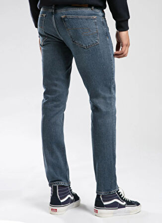 Lee Cooper Normal Bel Slim Straight Mavi Erkek Denim Pantolon 261 LCM 121068 JAGGER POSEY IRISH