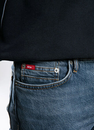 Lee Cooper Normal Bel Slim Straight Mavi Erkek Denim Pantolon 261 LCM 121068 JAGGER POSEY IRISH