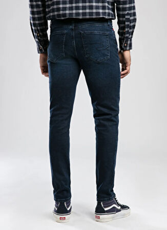 Lee Cooper Normal Bel Slim Fit Mavi Erkek Denim Pantolon 261 LCM 121074 JACK EASTER OD BLACK