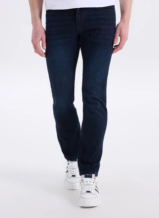 Lee Cooper Normal Bel Straight Mavi Erkek Denim Pantolon 261 LCM 121077 HARRY BOHOL OD