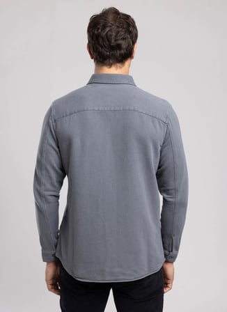 Lee Cooper Mavi Erkek Regular Fit Gömlek 261 LCM 241003 DOYLE İNDİGO