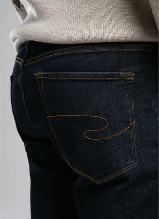 Lee Cooper Normal Bel Slim Straight Mavi Erkek Denim Pantolon 261 LCM 121082 JAGGER MERKUR DARK