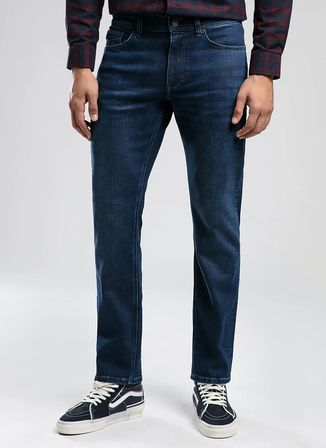 Lee Cooper Normal Bel Straight Mavi Erkek Denim Pantolon 261 LCM 121088 HARRY HANZADE MID