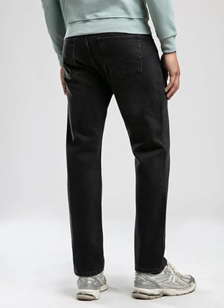 Lee Cooper Siyah Erkek Straight Denim Pantolon 261 LCM 121089 HARRY KENDALL BLACK