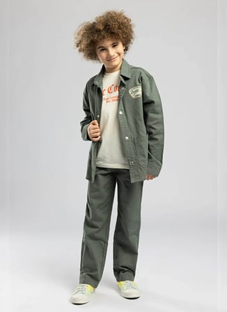Lee Cooper Haki Erkek Çocuk Pantolon 262 LCB 221005 MANY HAKİ