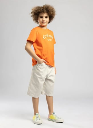 Lee Cooper Turuncu Erkek Çocuk T-Shirt 262 LCB 242002 ANTIQUE ORANJ
